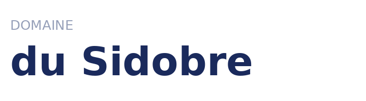 Domaine du Sidobre